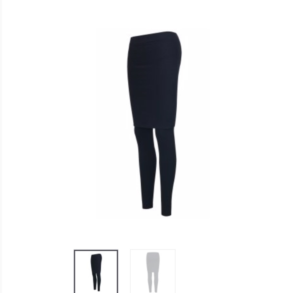 Never worn,cute black ililili leggings with skirt!